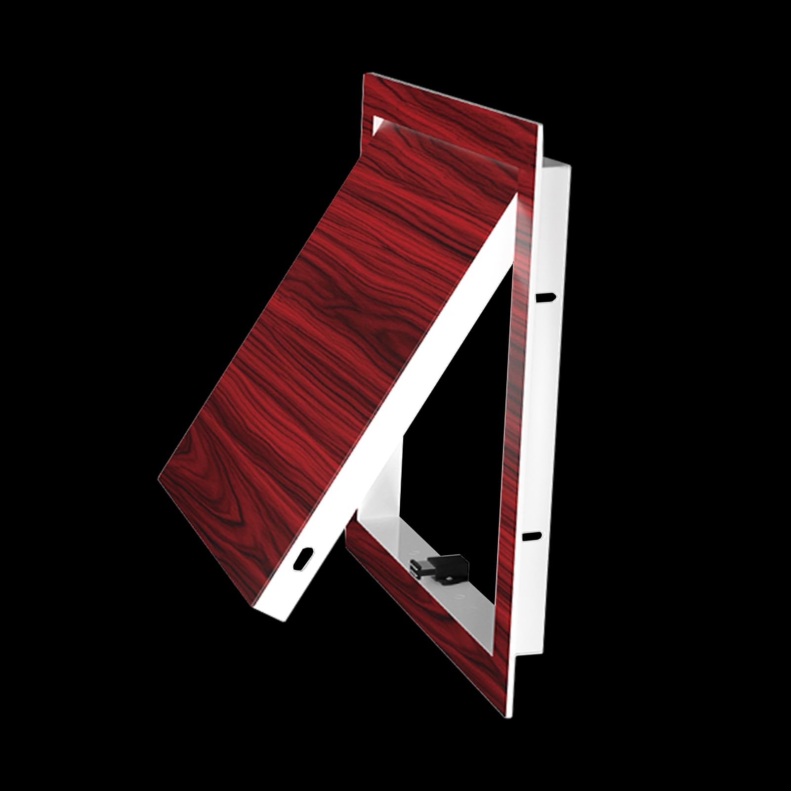 Access Panel Wood Finish Access Panel for Wall And Ceiling, Removable Crawl Space Access Door, Opening Flap Cover Plate Box, Conceals Wires/Meters/Pipes(Style F,WXH-45x60cm/18x24in)