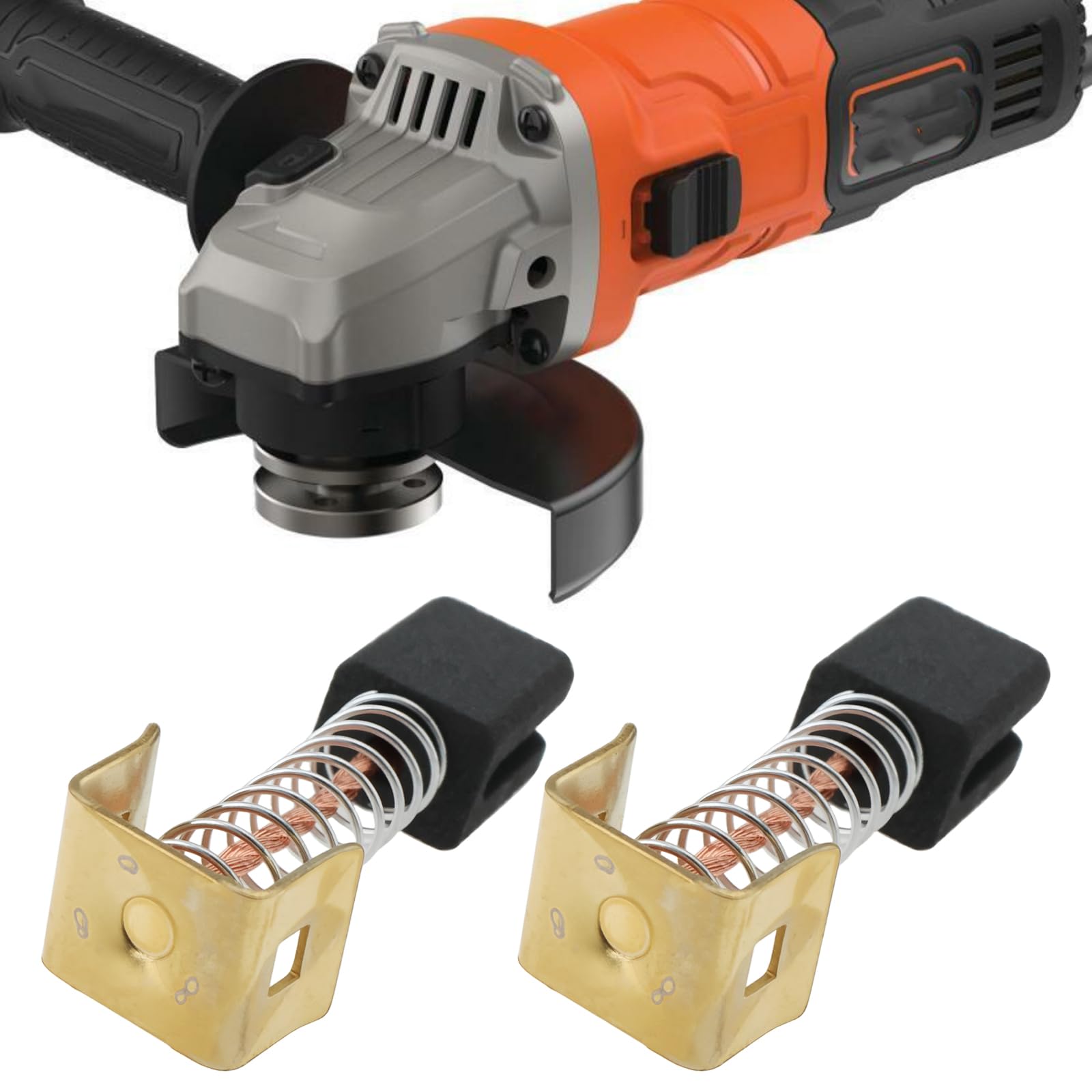 Create idea 2 works Angle Grinders Carbon Brushes N598820 Compatible with Black & Decker BEG010 BDAG71 5x6.5x10.5mm - Image 2