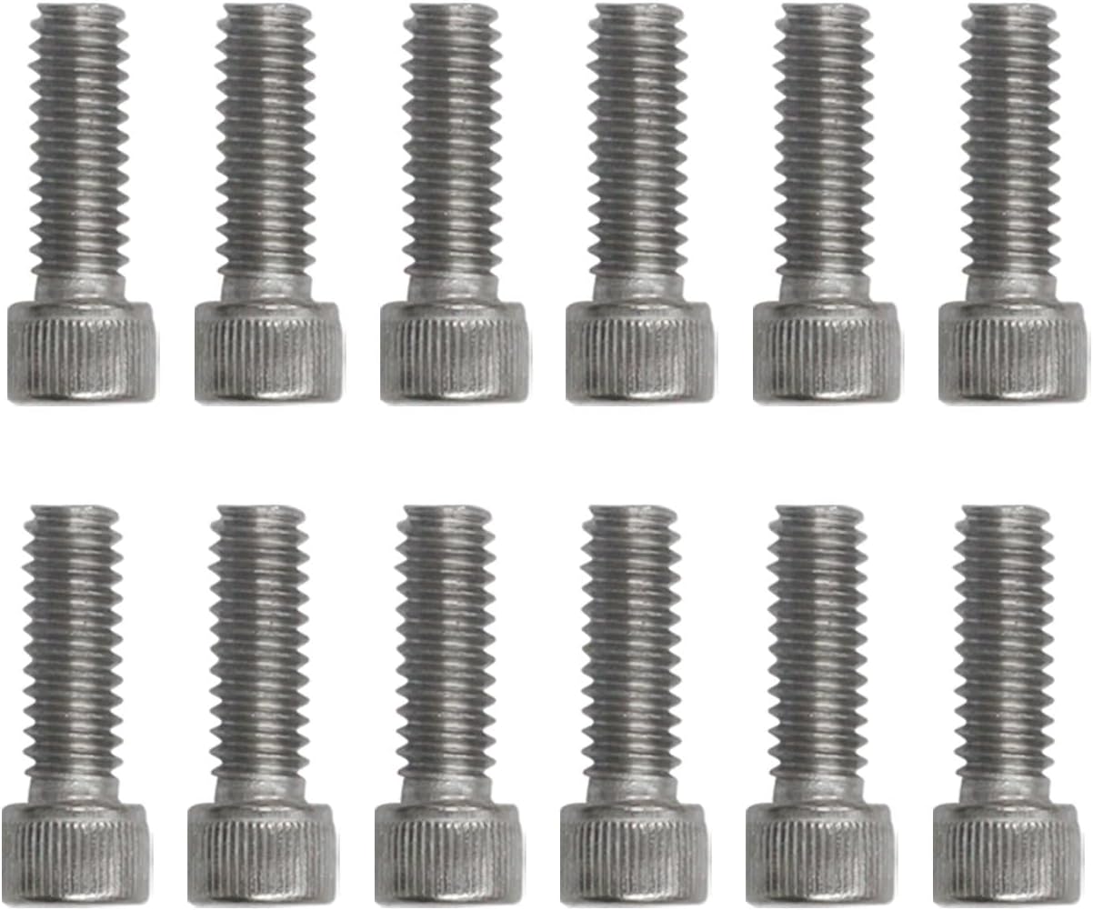 Header Stud Kit Bolts Valve Cover Stainless Steel Compatible for Block Ford 260 289 302 351W 5.0L