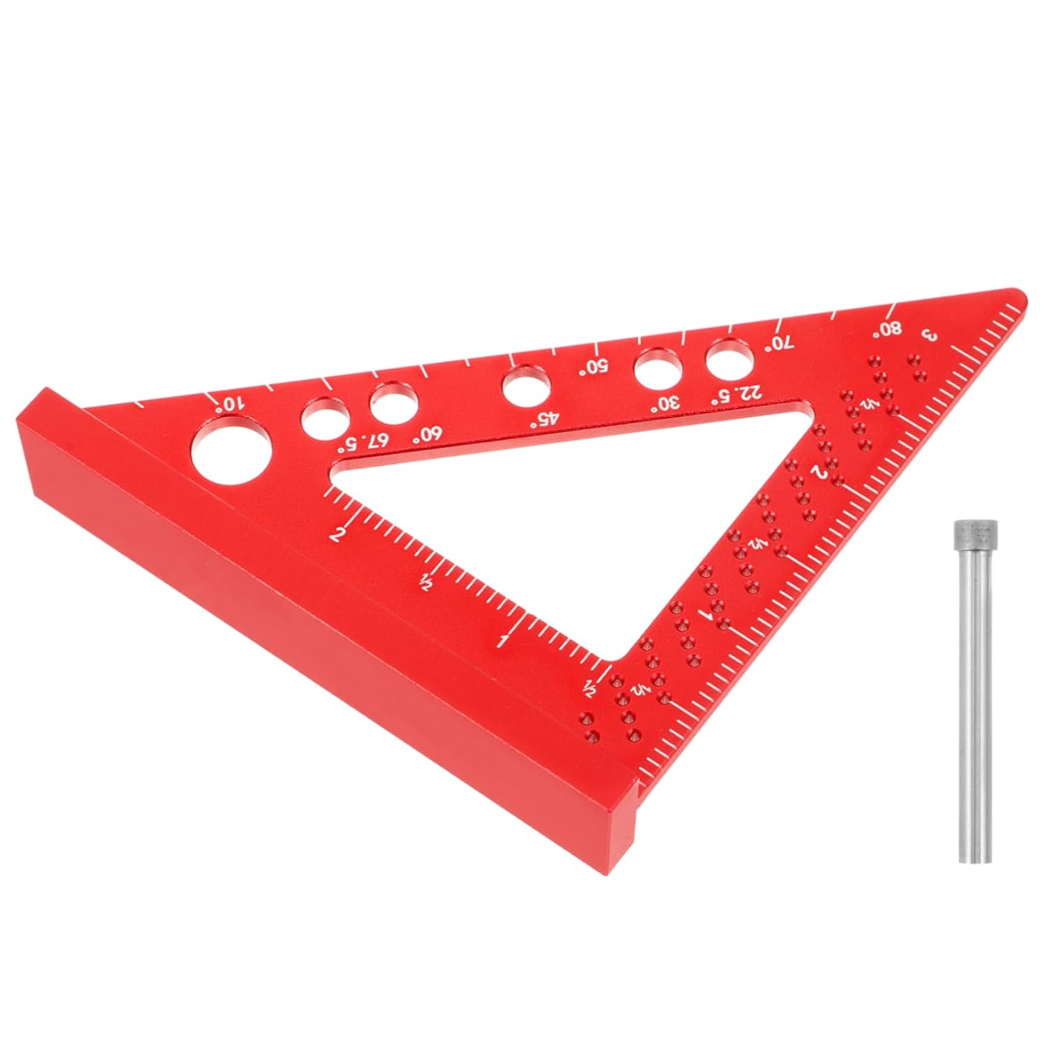 4pcs Framing Square Woodworking Tool Precise Right Angle Ruler for Accurate Measurements Projects and Carpentry and Lightweight Design for Professional and Hobbyist Use