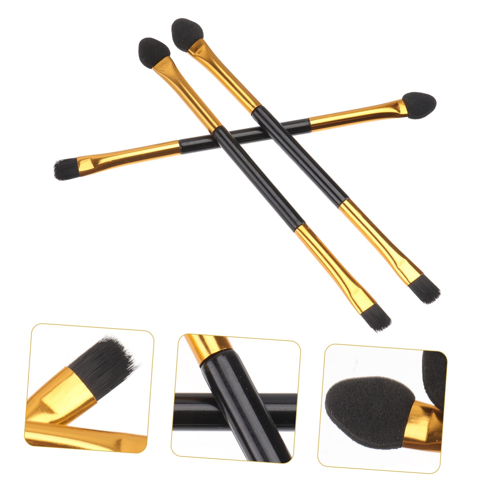 Beavorty Double-headed Makeup Brush for Women 30pcs Set Cosmetics Brush Natural Bristles Ideal for Eye and Face Makeup