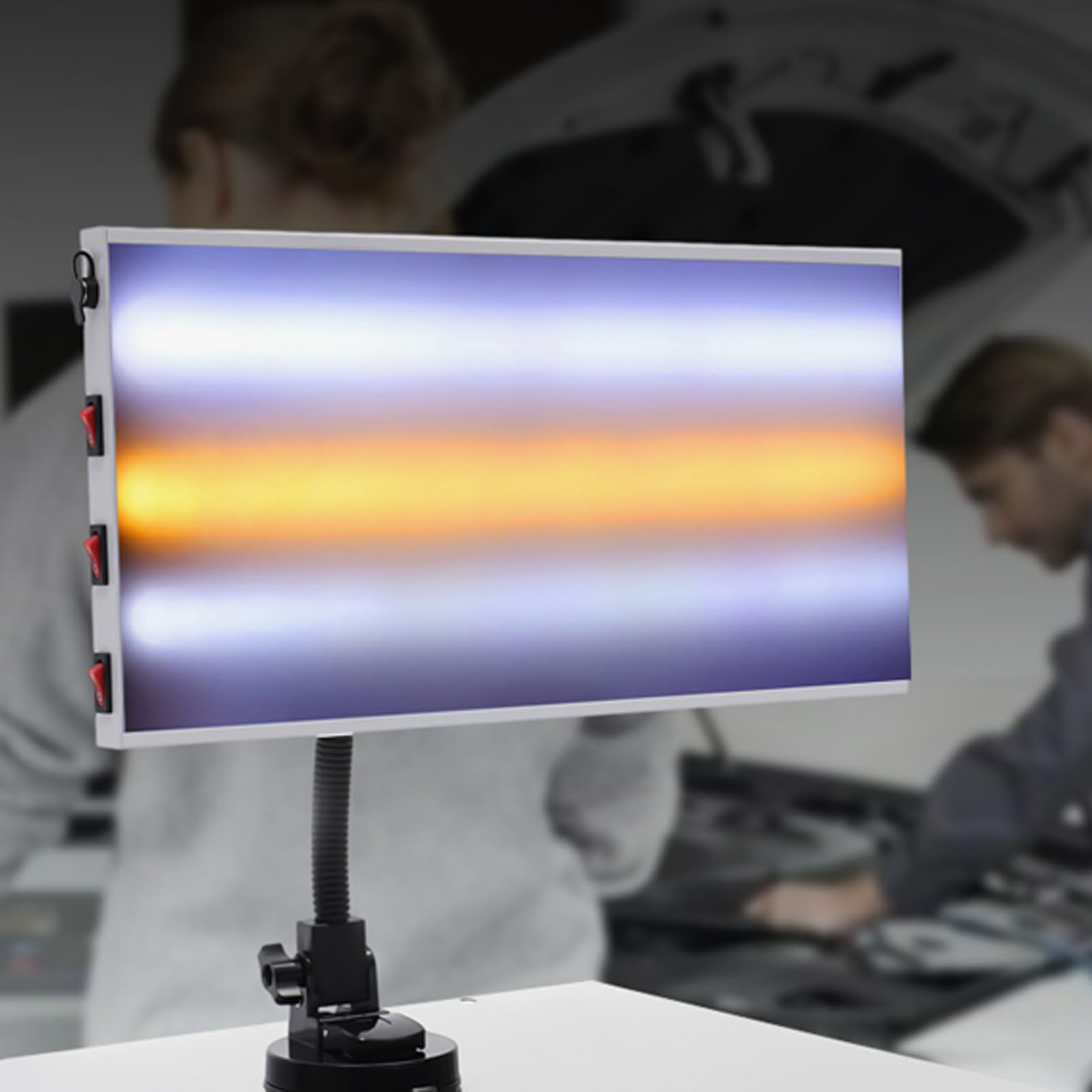 Tablica świetlna USB do Naprawy wgnieceń Odbłyśnik LED USB | Narzędzie do wykrywania kąta z przyssawką i kablem 5 m, do usuwania wgnieceń bez użycia lakieru