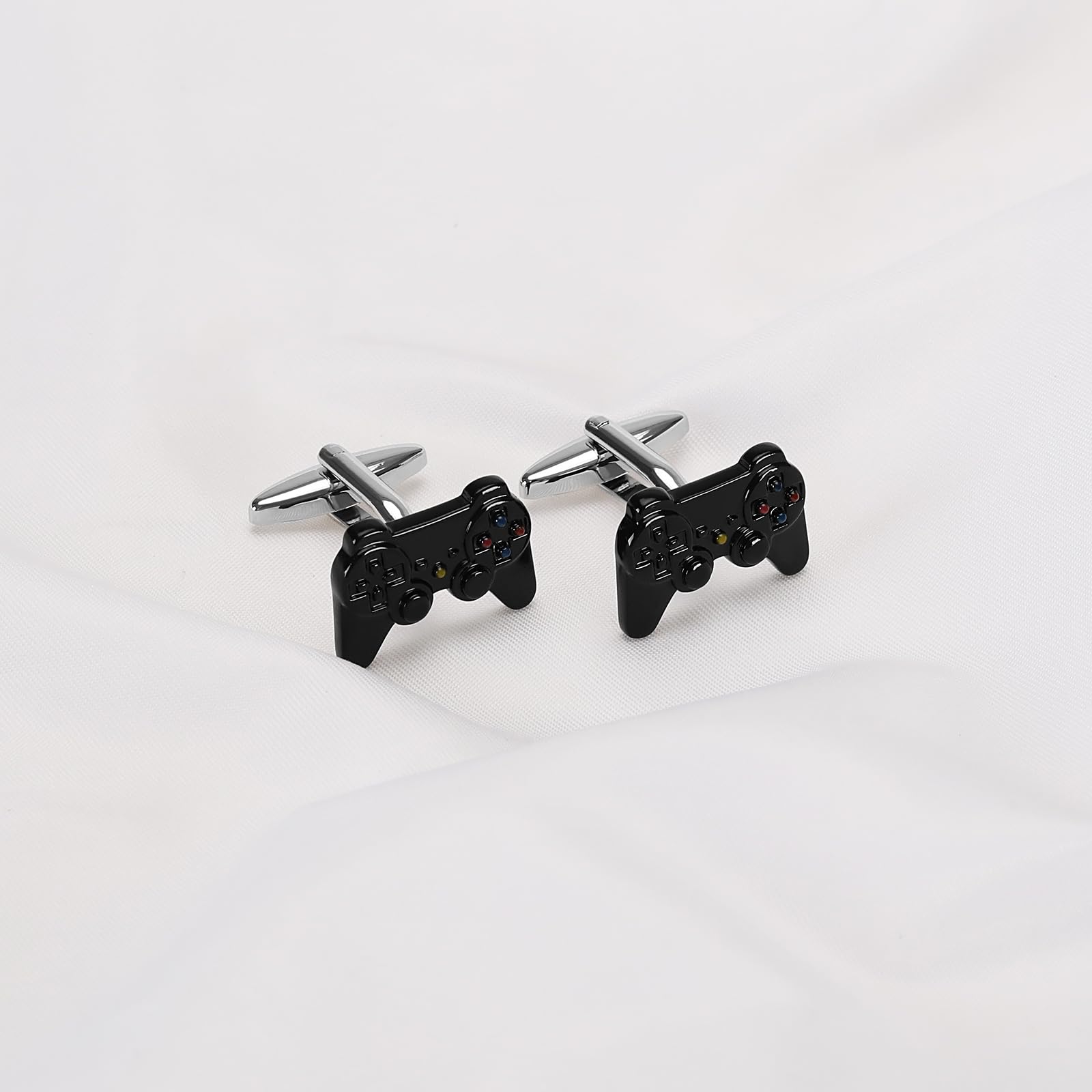2 Szt. Kontroler Gier Spinki do Mankietów Gamepad Uchwyt Miedziane Ślubne Męskie Akcesoria do Mankietów dla Mężczyzn Delikatne