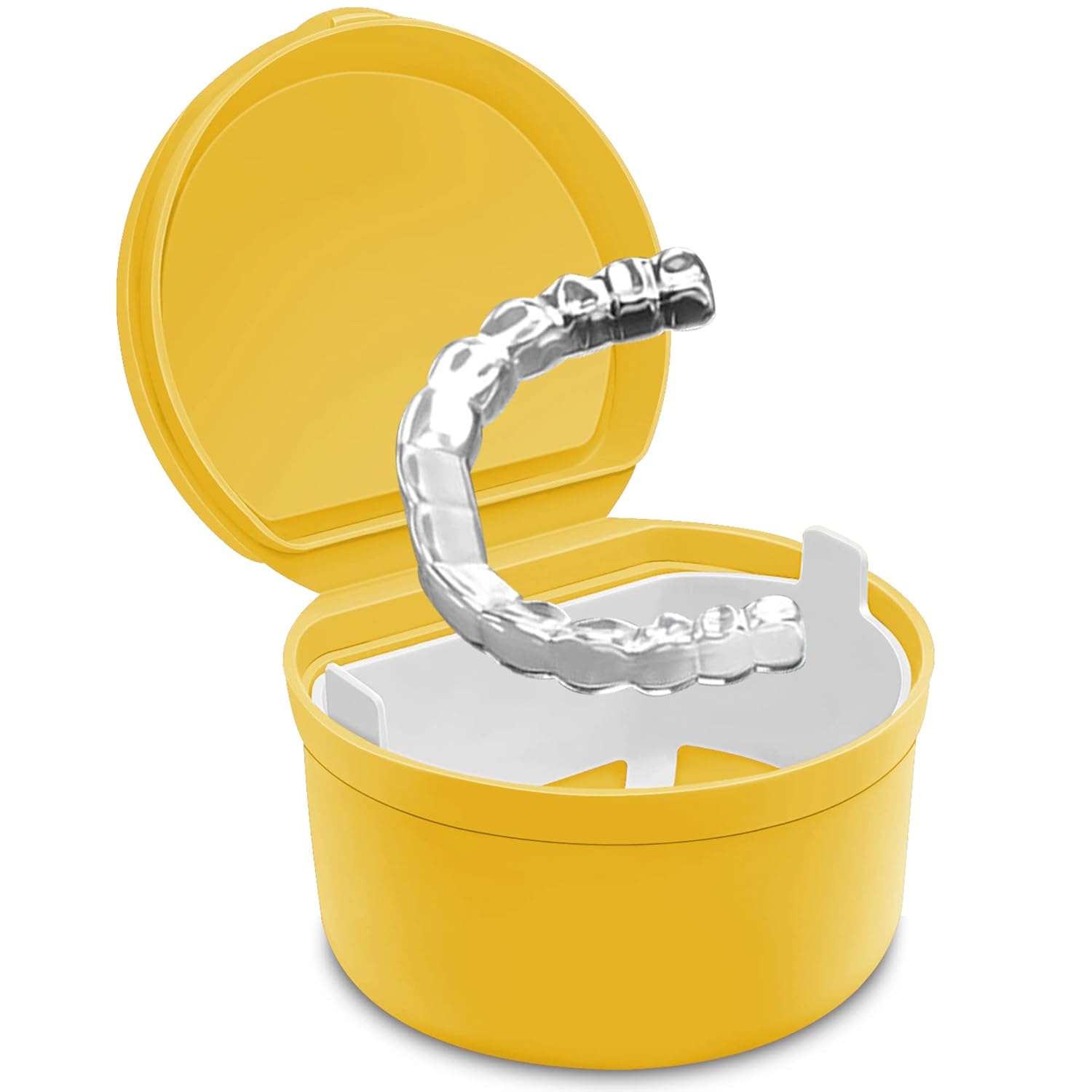 Colorful Denture Bath, Denture Case With Strainer For