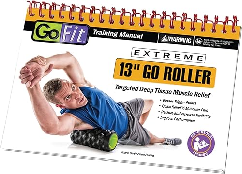 Miniatura 10 de GoFit Extreme Massage Go Roller - Barra de masaje y manual de entrenamiento