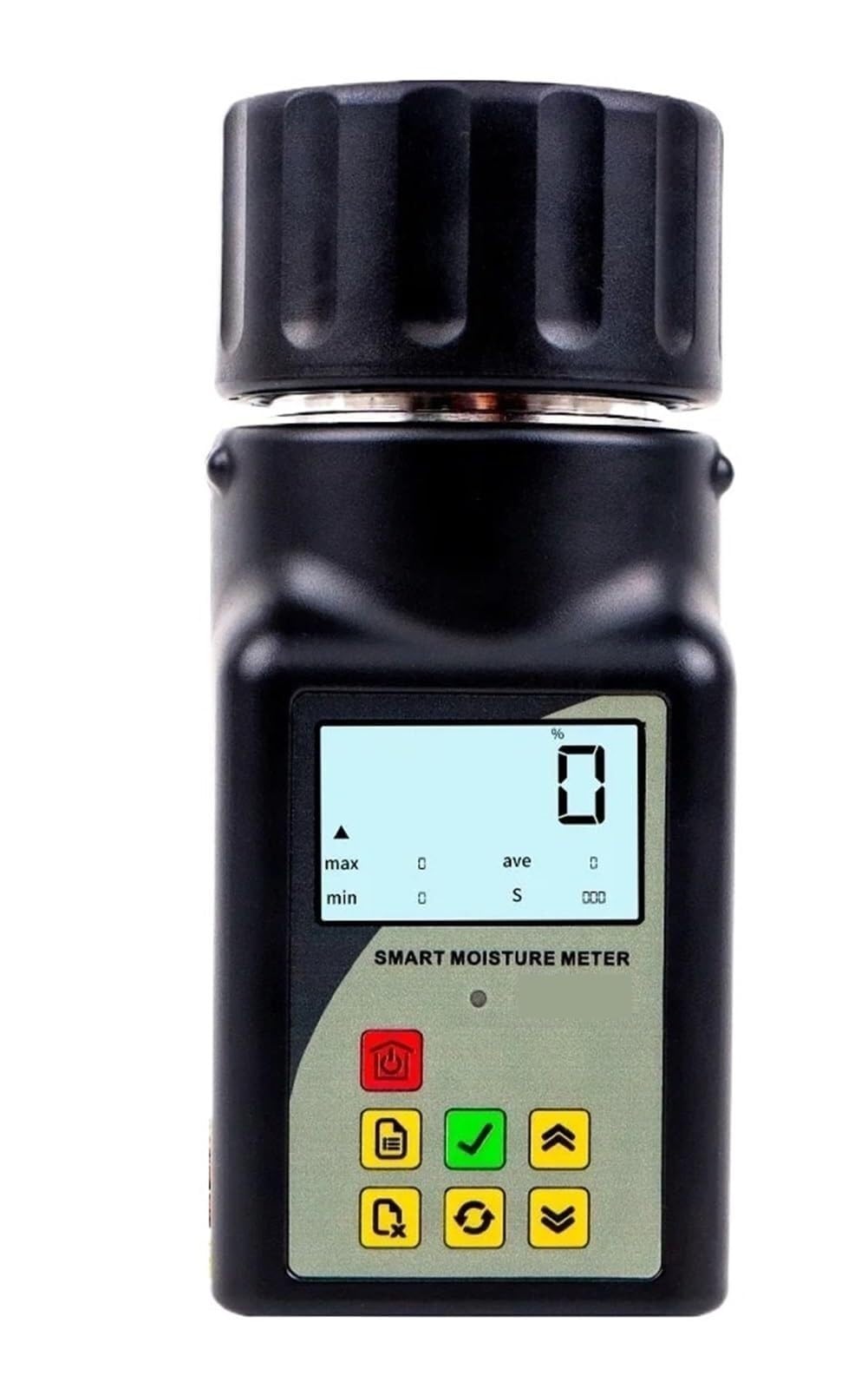 Amrttwy One Color Moisture Meter, Smart Moisture Meter For 25 Kinds Grains Hygrometer And Tester