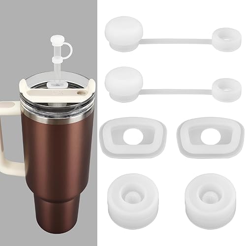 Stanley Cup 2.0 - Juego de 6 tapones para popote Stanley Cup 2.0 de 40 onzas30 onzas, accesorios de copa Stanley que incluyen tapa de pajilla, tapón
