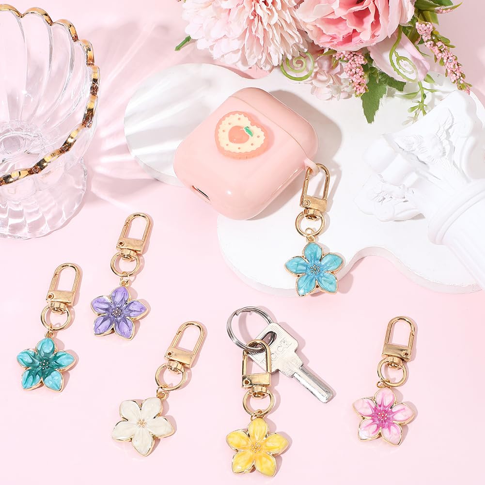 Amazon.com: SUNNYCLUE 1 Box 12Pcs Flower Bag Charms Cute Flowers