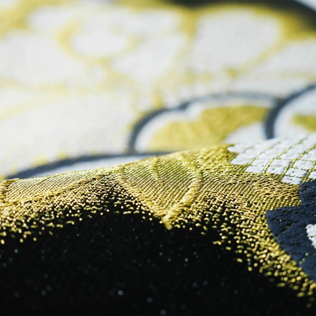 Amazon.co.jp: 西陣 帯 袋帯 桜 訪問着 西陣織 仕立済 uhukuroobi83