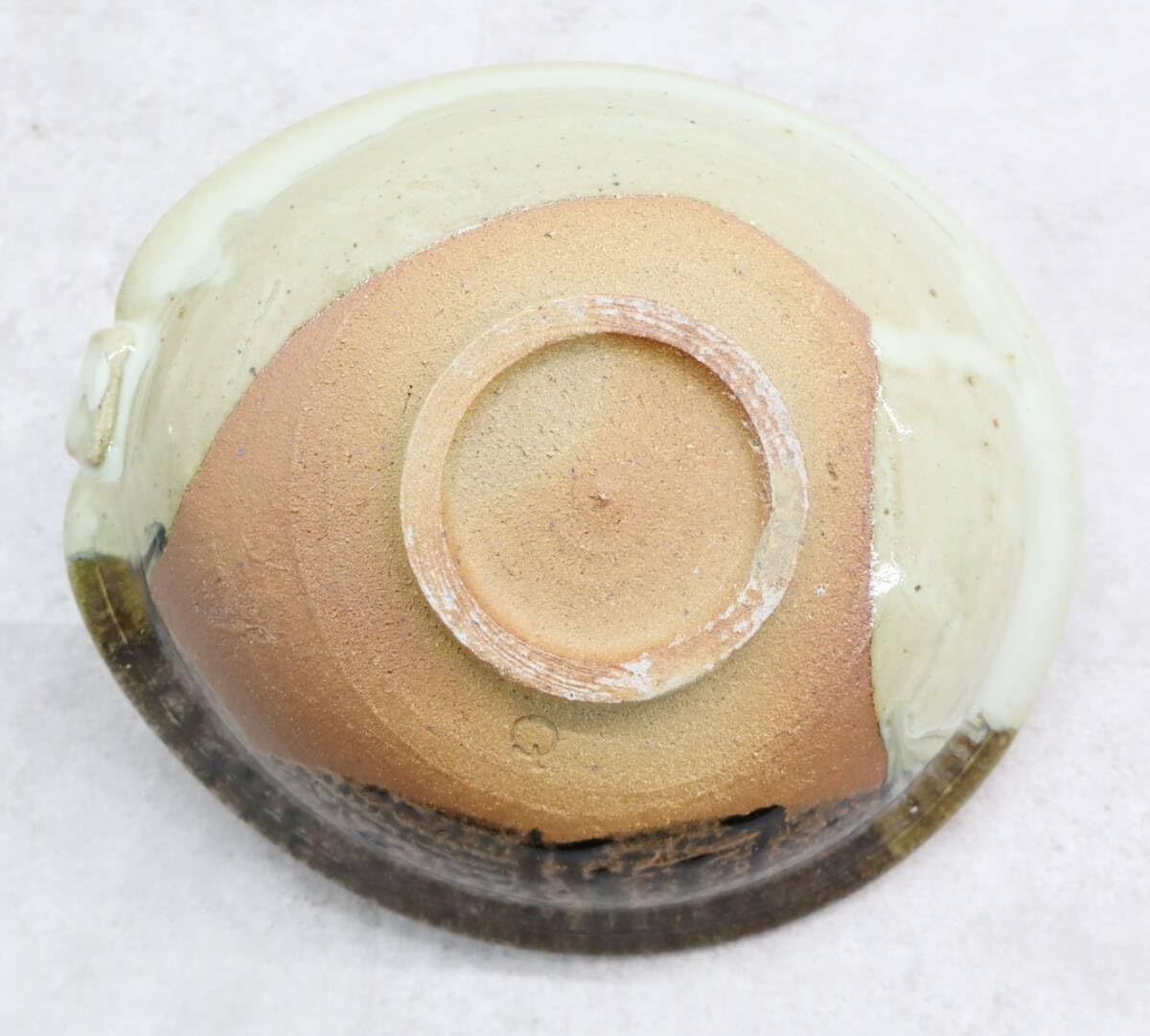 △ 資産家収蔵品｜唐津 手鉢 取手付 鉢｜唐津焼 鏡山窯