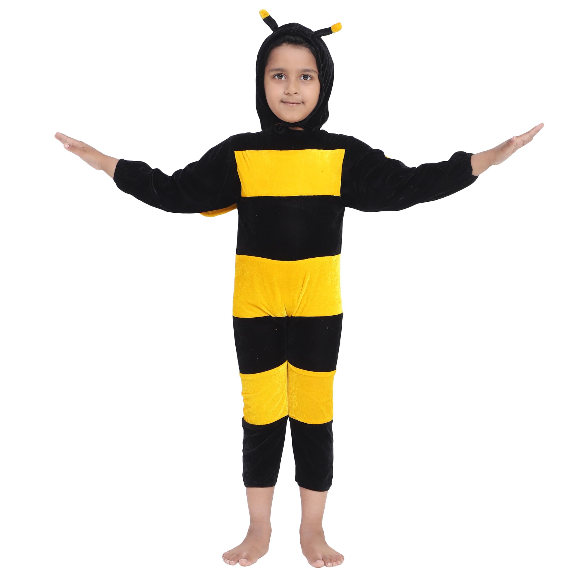 GREENR JOY Hosiery Fabric Honey Bee Insect Costume For Kids Halloween Fancy Dress School Annual Function Birthday Gift | Cosplay Bodysuit for Boys and Girls (3-4 Years) (B0CYTJTKF4) Amazon Price History, Amazon Price Tracker