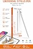 UnDePlus Xiaomi Redmi Mi Pad 8/7/6/5/2/Pro/Se ile Uyumlu Stylus Dokunmatik Tablet Kalemi Beyaz