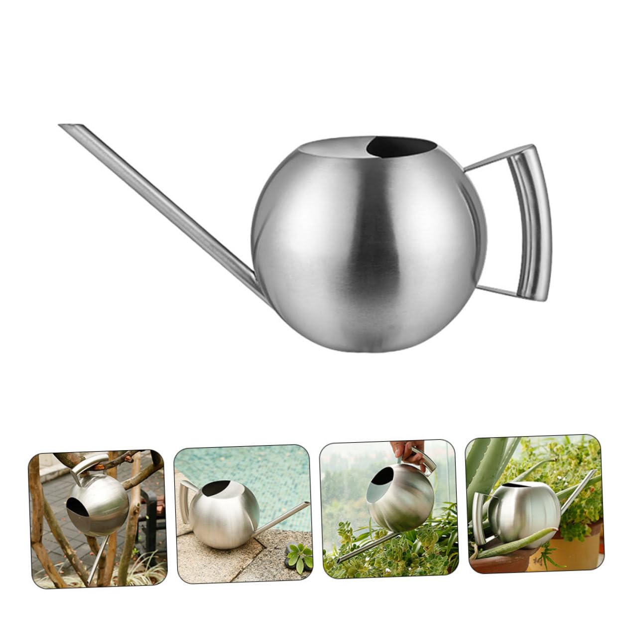 BESPORTBLE 1pezzi Annaffiatoio Inossidabile Beccuccio Per Piante Da e Esterno Design Ergonomico e Facile Ricaricare Resistente e Pratico Per Giardinaggio