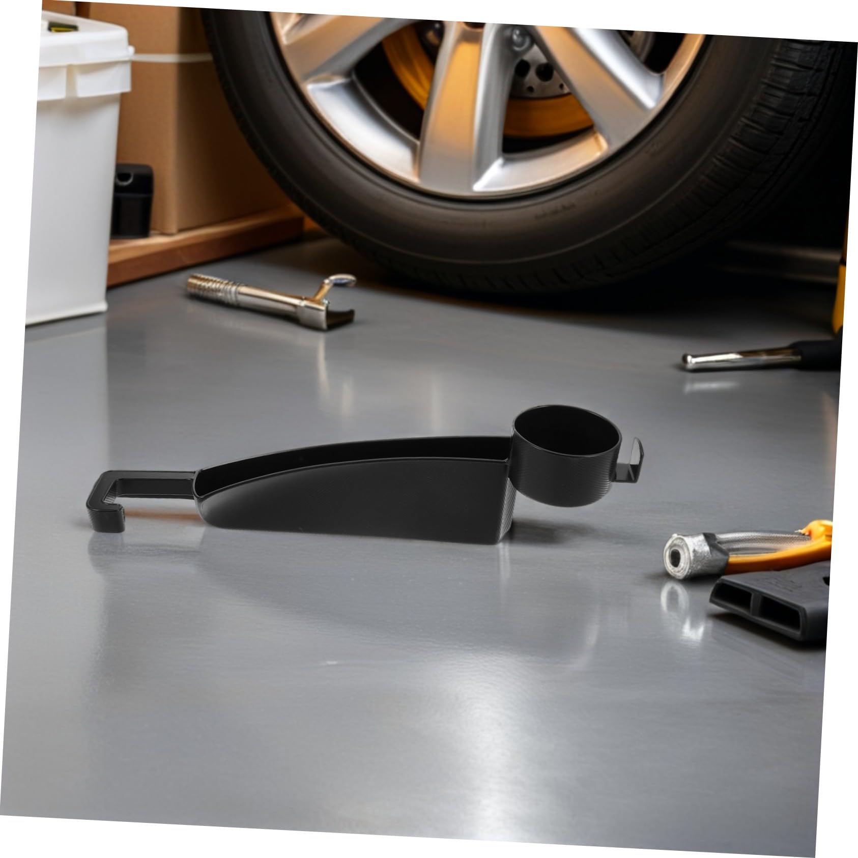 Caja de almacenamiento para huecos de coche Organizador de almacenamiento de SUV organizador de asiento de coche contenedor abs Black