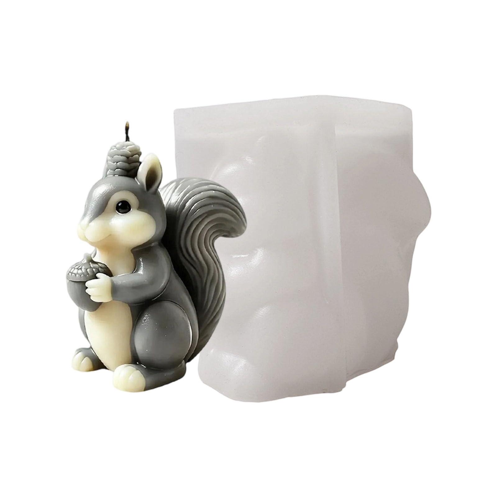 YWLUUOO Squirrel Silicone Craft Tool and Home Decoration Christmas Decoration