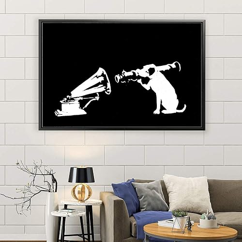 Miniatura 62 de Banksy Graffiti Street Art Colecciones de lienzos de arte callejero. Listo para colgar. Fabricado en Estados Unidos #4#5