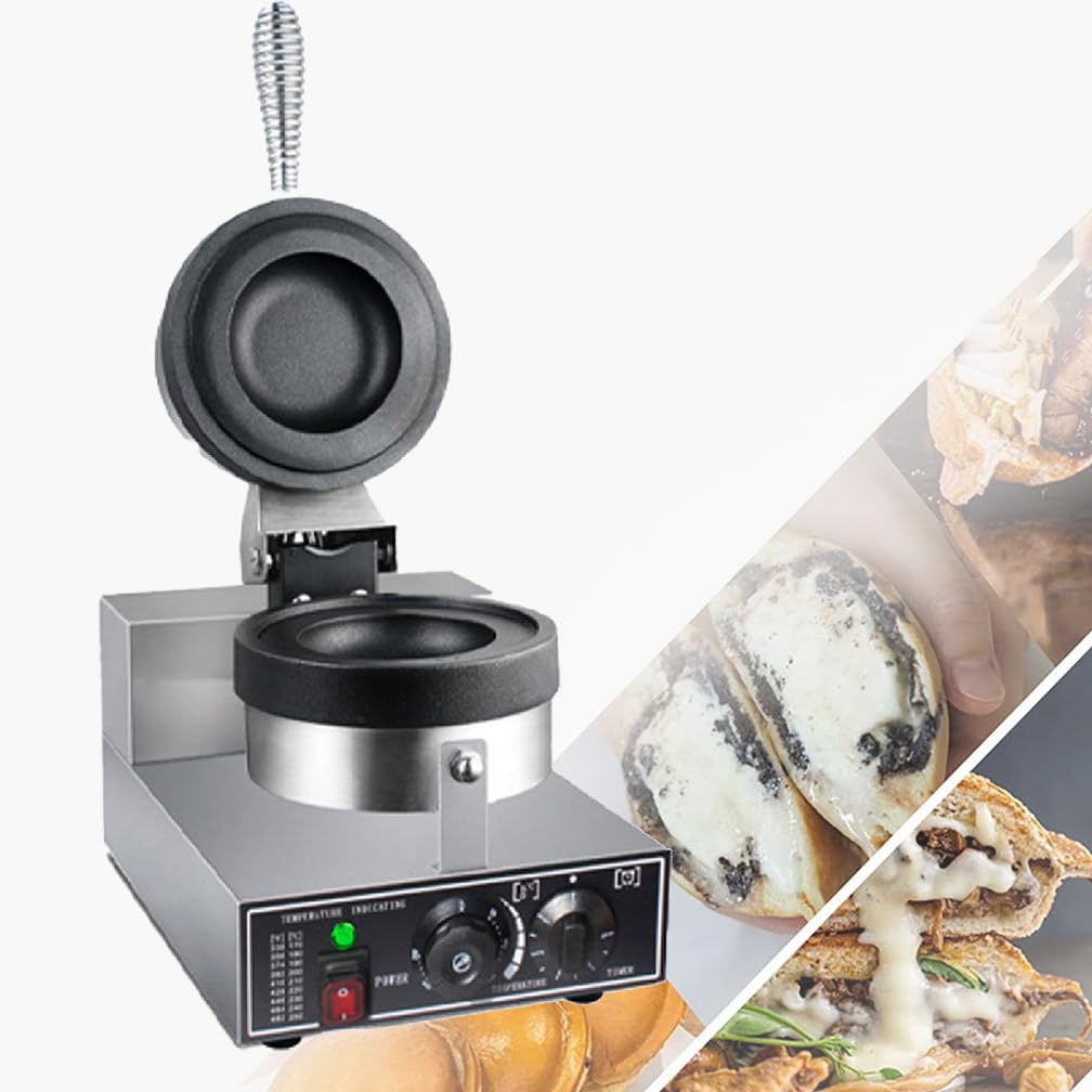 Machine à hamburger électrique et gaufrier commercial réglable