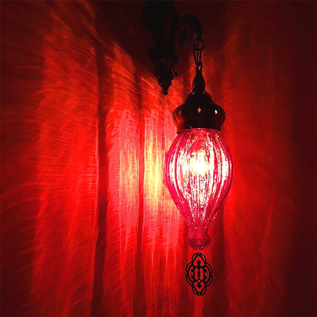 Lampe murale mosaïque marocaine faite à la main et bronze élégant - 5