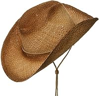 Vista 4 de Gorra de vaquero de paja MG Tea Stained, talla única , Natural