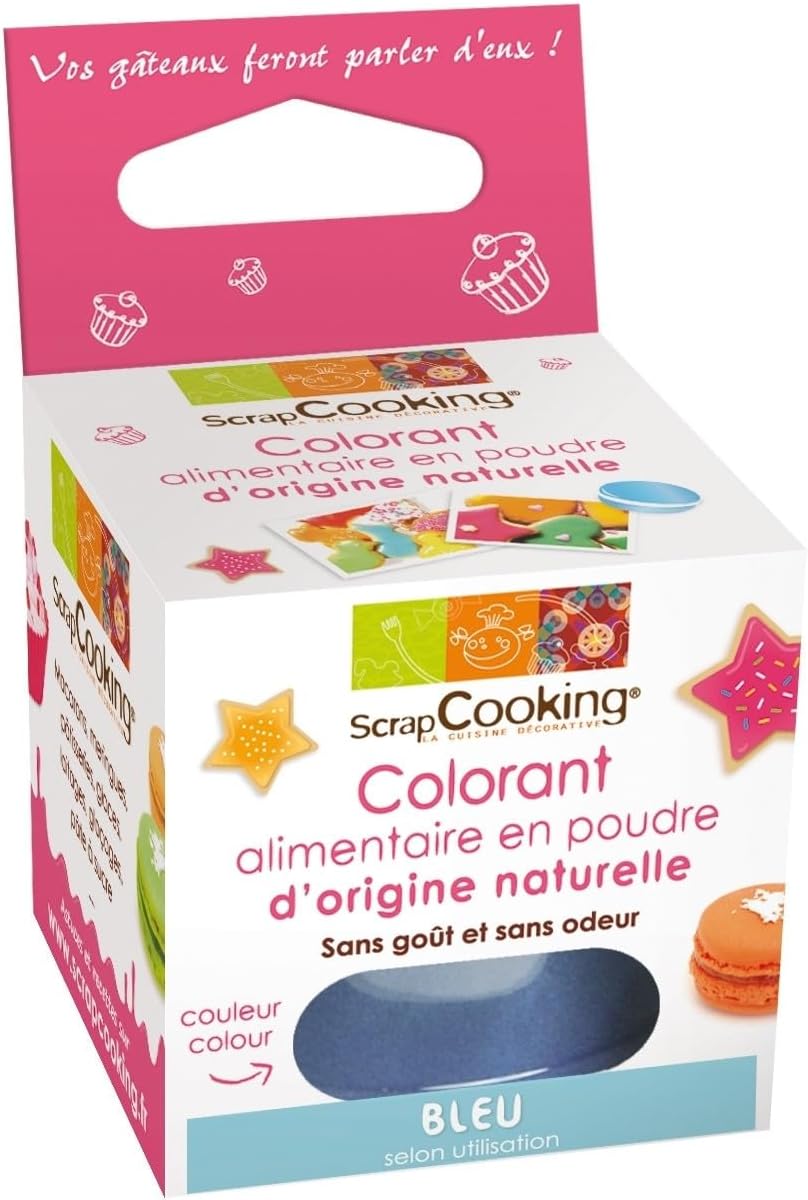 Scrapcooking 3 Colorants En Poudre Jaune Rouge Bleu Magasin | Maison Et Jardin