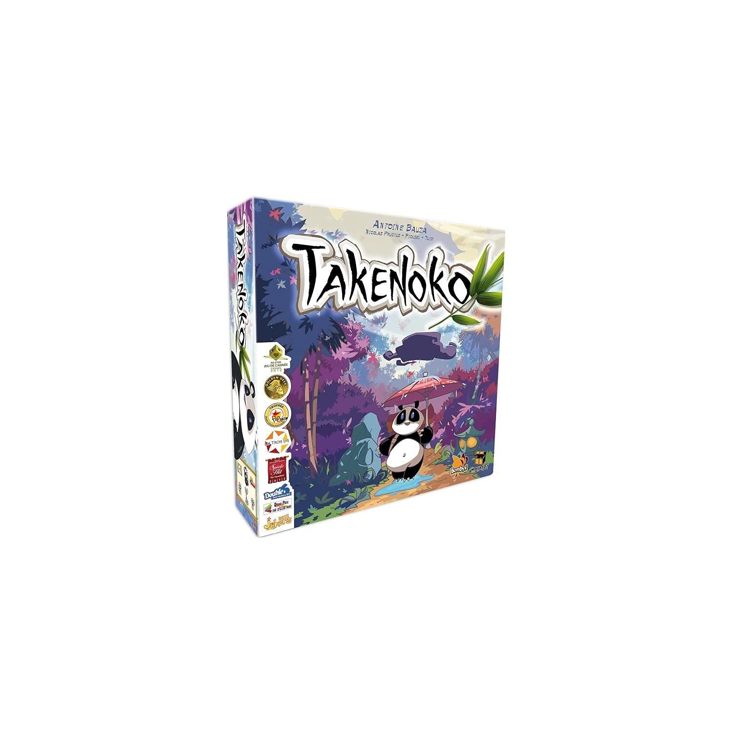 Asmodee - Takenoko - Ancienne Edition - Jeu de Stratégie - Jeu de Société avec Plateaux et Cartes - Jeu Familial - 2 à 4 Joueurs - pour Enfants à Partir de 8 Ans - 45 Min