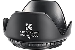 58mm Tulip Flower Lens Hood for Canon DSLR Cameras