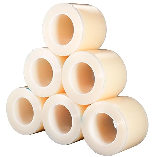 Miniatura 37 de JMU Película de barrera rosa, película de barrera dental para tatuajes, cinta de barrera de 4" x 6", 1200 hojas