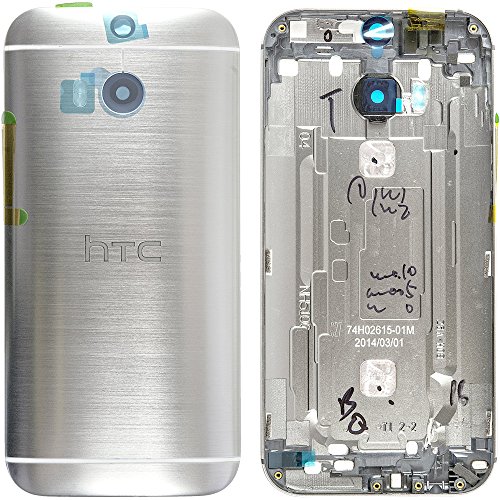 HTC couvercle de batterie/coque de protection pour hTC one m8–silver/argent-arrière cache - 74H02454–05 m