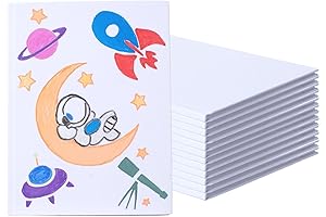 12 Pack Blank Books for Kids to Chronicle Stories: Hardcover Sketch Books for Students