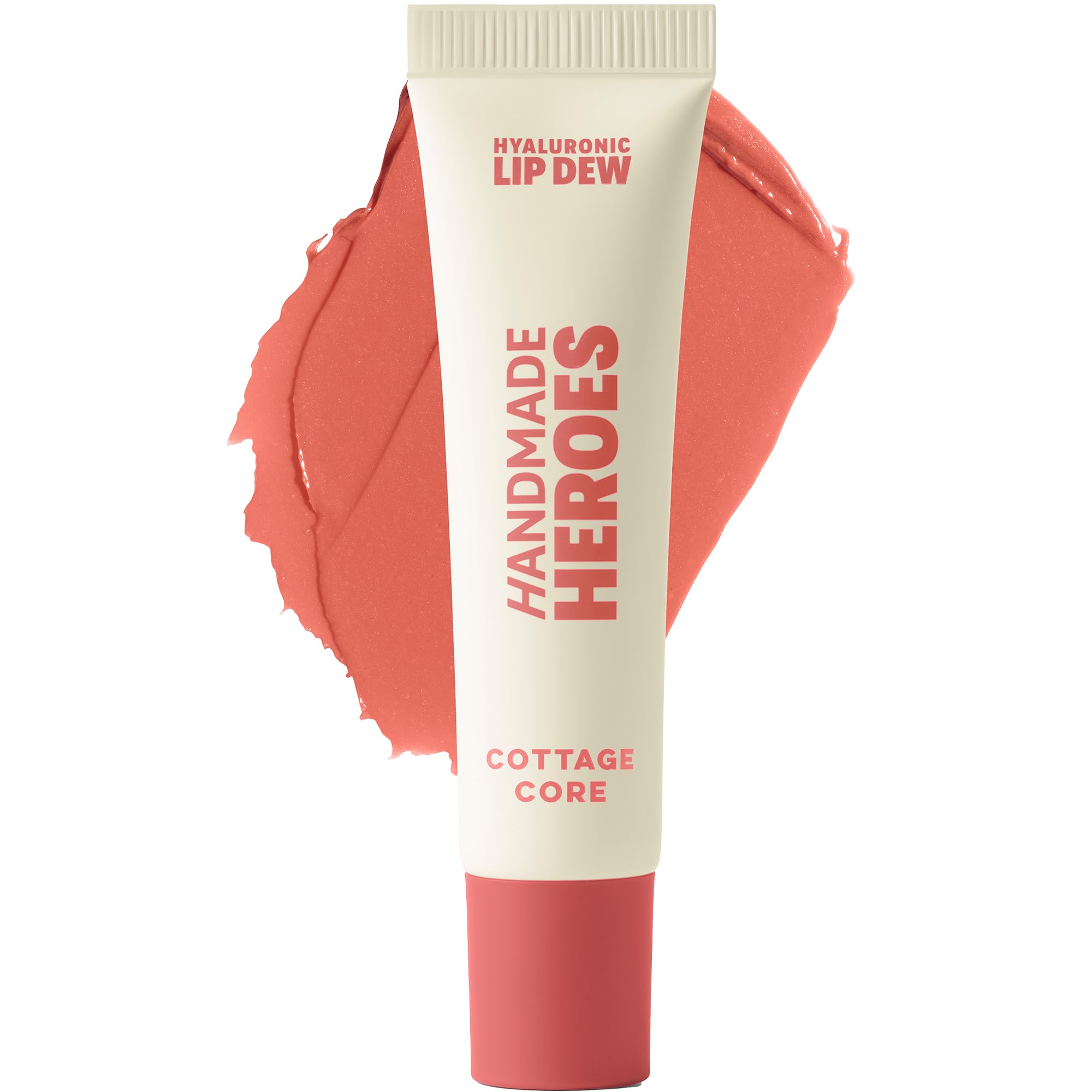 Handmade Heroes 100% Natural Vegan Tinted Lip Gloss with Hyaluronic Acid - Lightweight Mo…