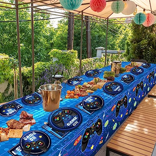 Gisgfim MM1239COM Video Game Party Supplies Tableware Set thumb #6