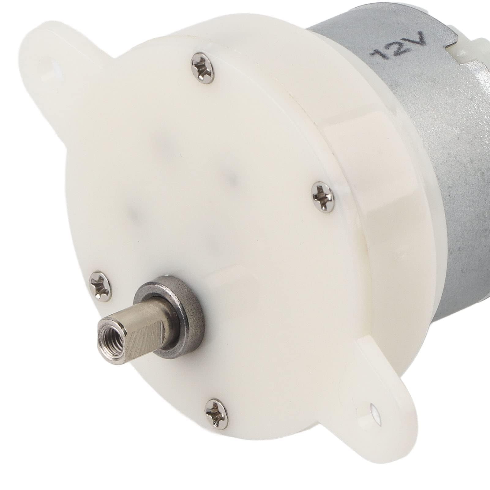 Motor eléctrico 12V CC 10 RPM engranaje pequeño silencioso terminal para soportes