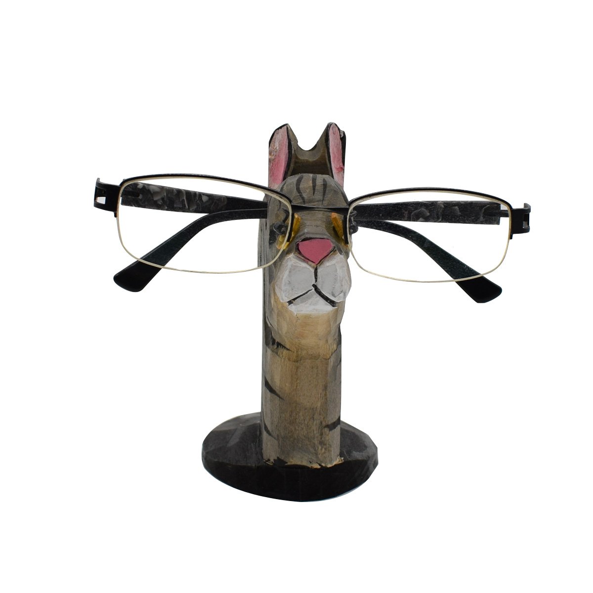 Repose Lunette Porte-Lunettes En Bois Tigre 3D - Support Lunettes Déco Animal - Rangement Bureau Maison Original Porte-lunettes Puzzle 3D