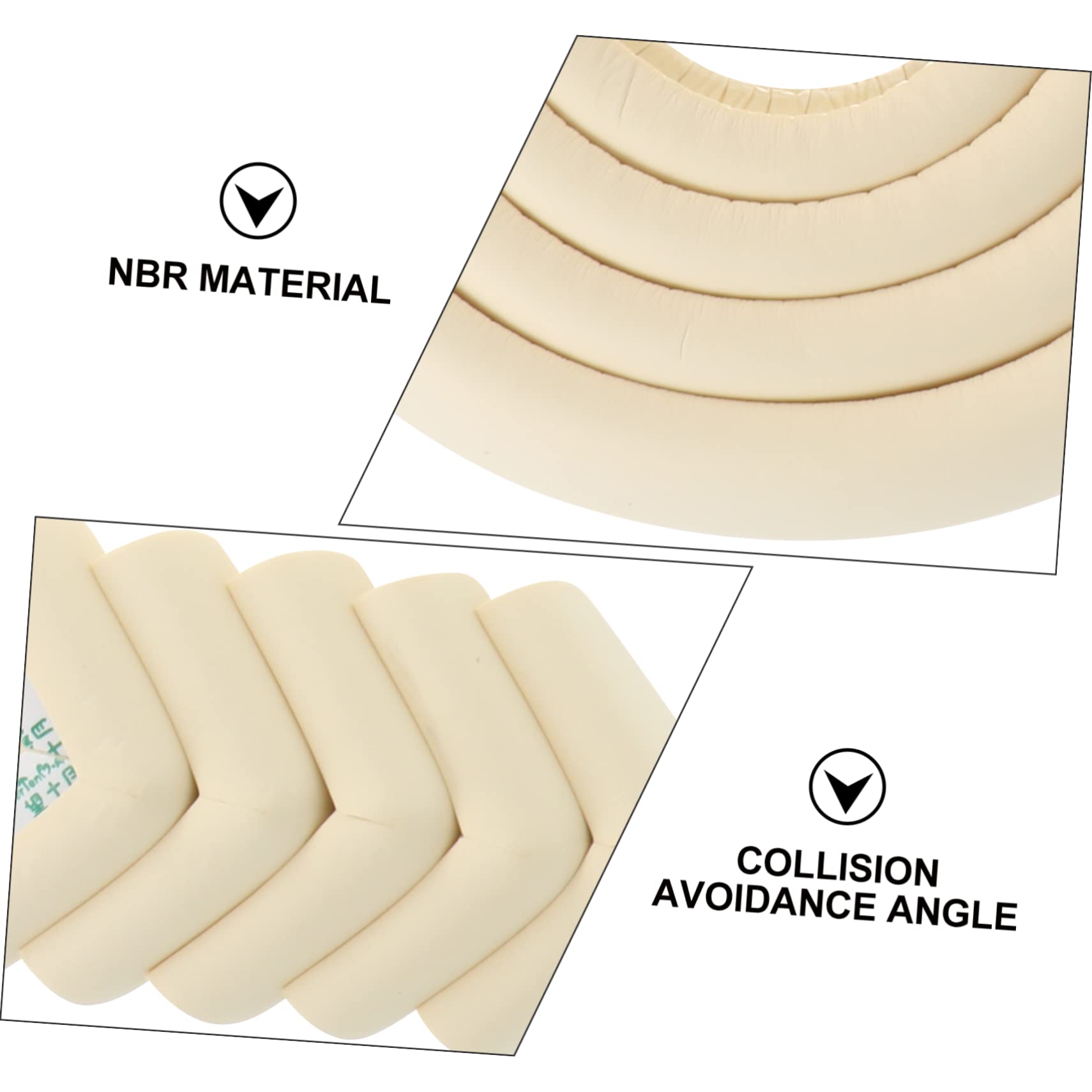 SUPVOX 2 Ensembles Protection de Coins Bordures pour Garçon Fille de Bandes Antichocs Nbr Améliorée pour Mobilier Table Protection Douce Facile à Installer