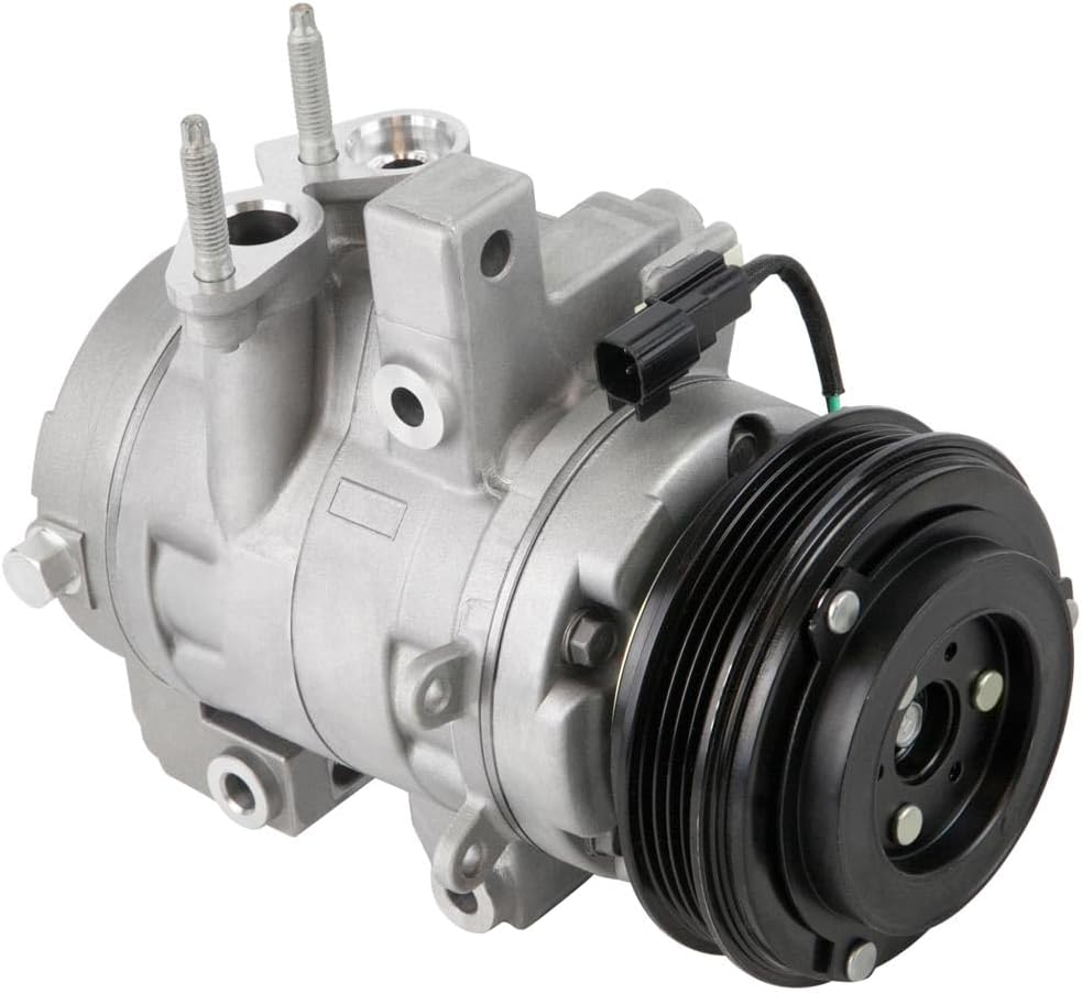 AC Compressor & A/C Clutch For Ford F150 F-150 2015 2016 2017 w/ 5.0L V8 w/o Automatic Climate Control - BuyAutoParts 60-04100NA New