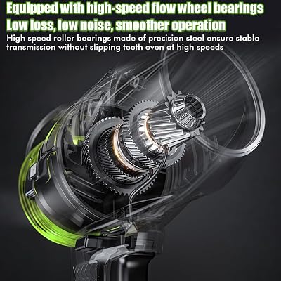 KEPEAK Cordless Leaf Blower, 990,000 RPM Handheld Leaf Blower with 2 x 4.0Ah Batteries and Charger, Lightweight for Patio, Lawn Care, Yard, Deck Cleaning