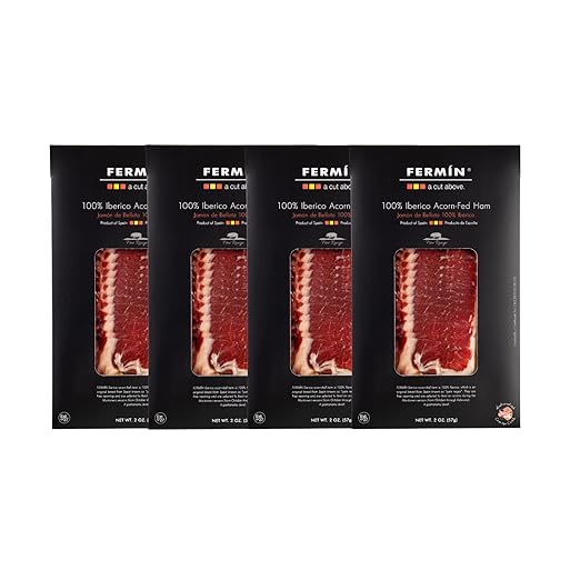 100% Acorn-Fed Ham Sliced 2 oz (4 Pack) | Jamon de Bellota 100% Iberico Loncheado 2 oz (4 Pack)
