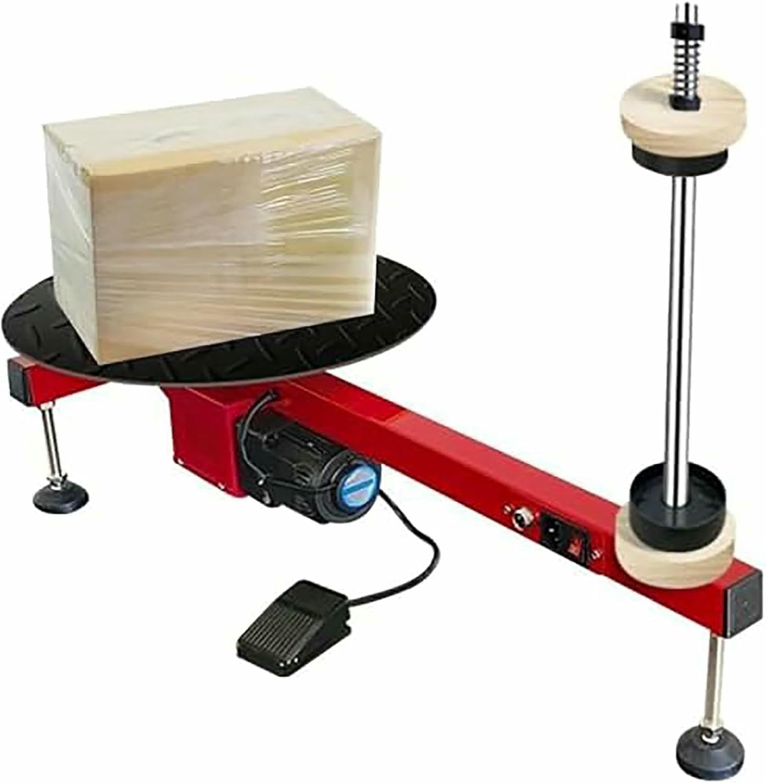 Machine électrique de distributeur de film étirable pour un emballage efficace de palettes et une stabilité de charge sûre