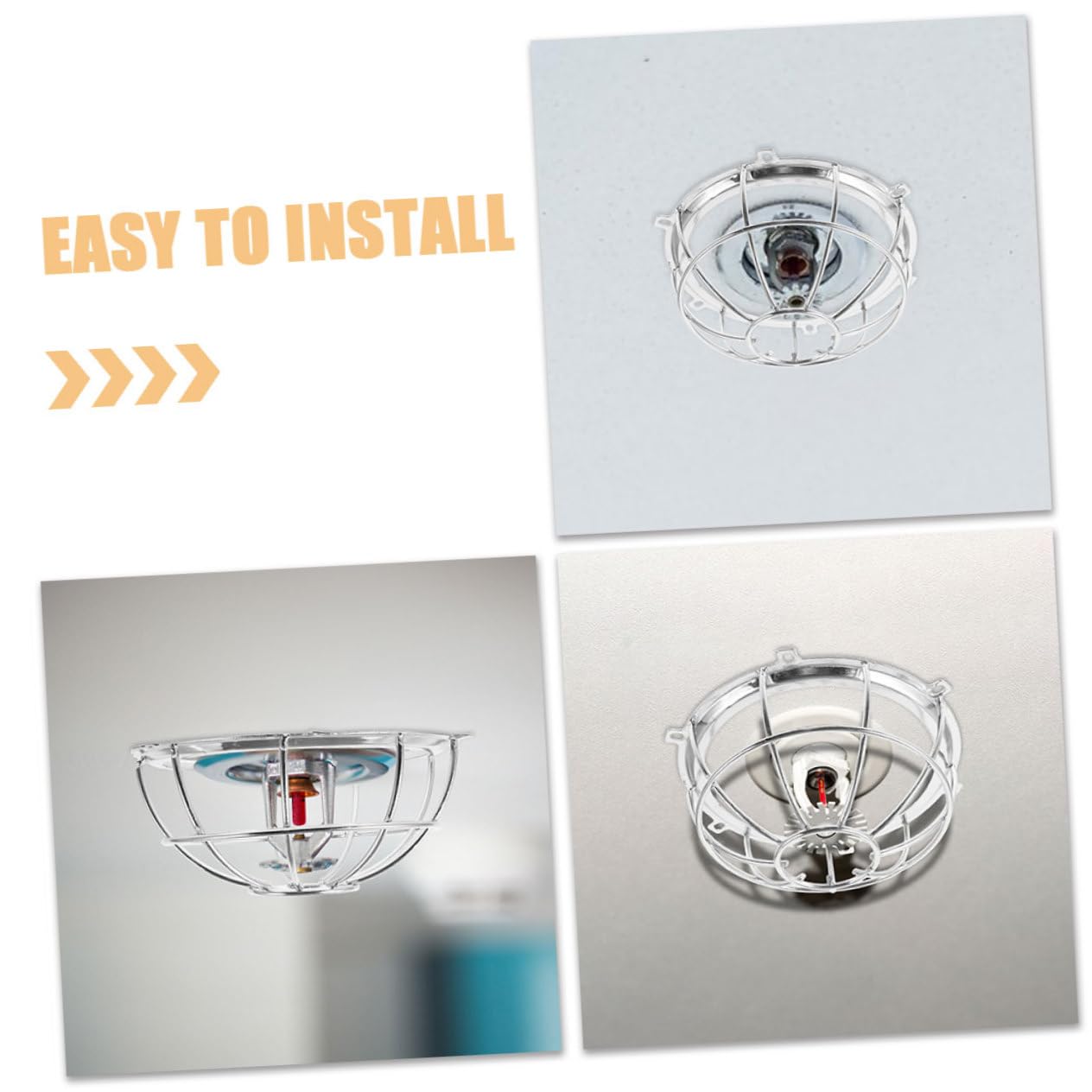 10 Piezas Protectora para Detectores de Alarmas de de Protección para Rociadores de con Diseño Elegante y Resistente Fabricada Duradero para Seguridad Interiores