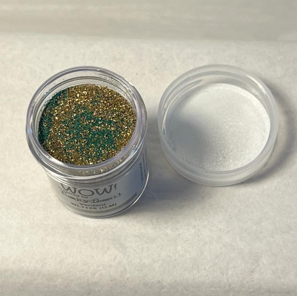 Wow! Embossing Powder 15ml | Verdant Regular | Free Your Creativity and give Your Embossing Sparkle