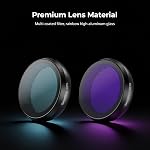SMALLRIG GO Ultra Filtre Kit pour Insta360 GO Ultra, Conception de snap-on, Inclut ND8 Filtre, CPL Filtre, revêtement de lentille en silicone et tenue de nettoyage - 5862