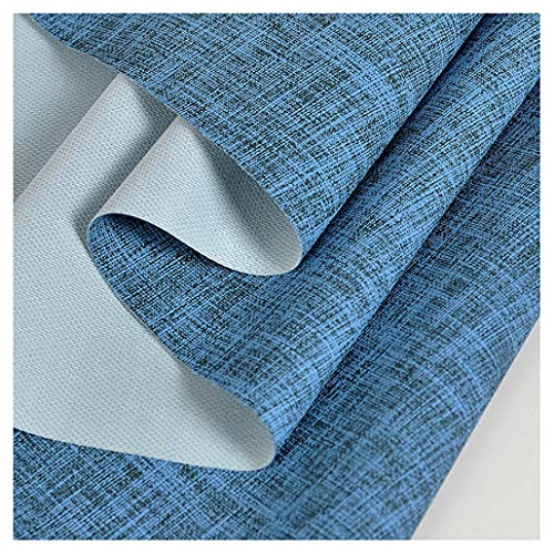 Cuir écologique bleu-vert pour rénover un fauteuil de salon ou coudre un sac chic