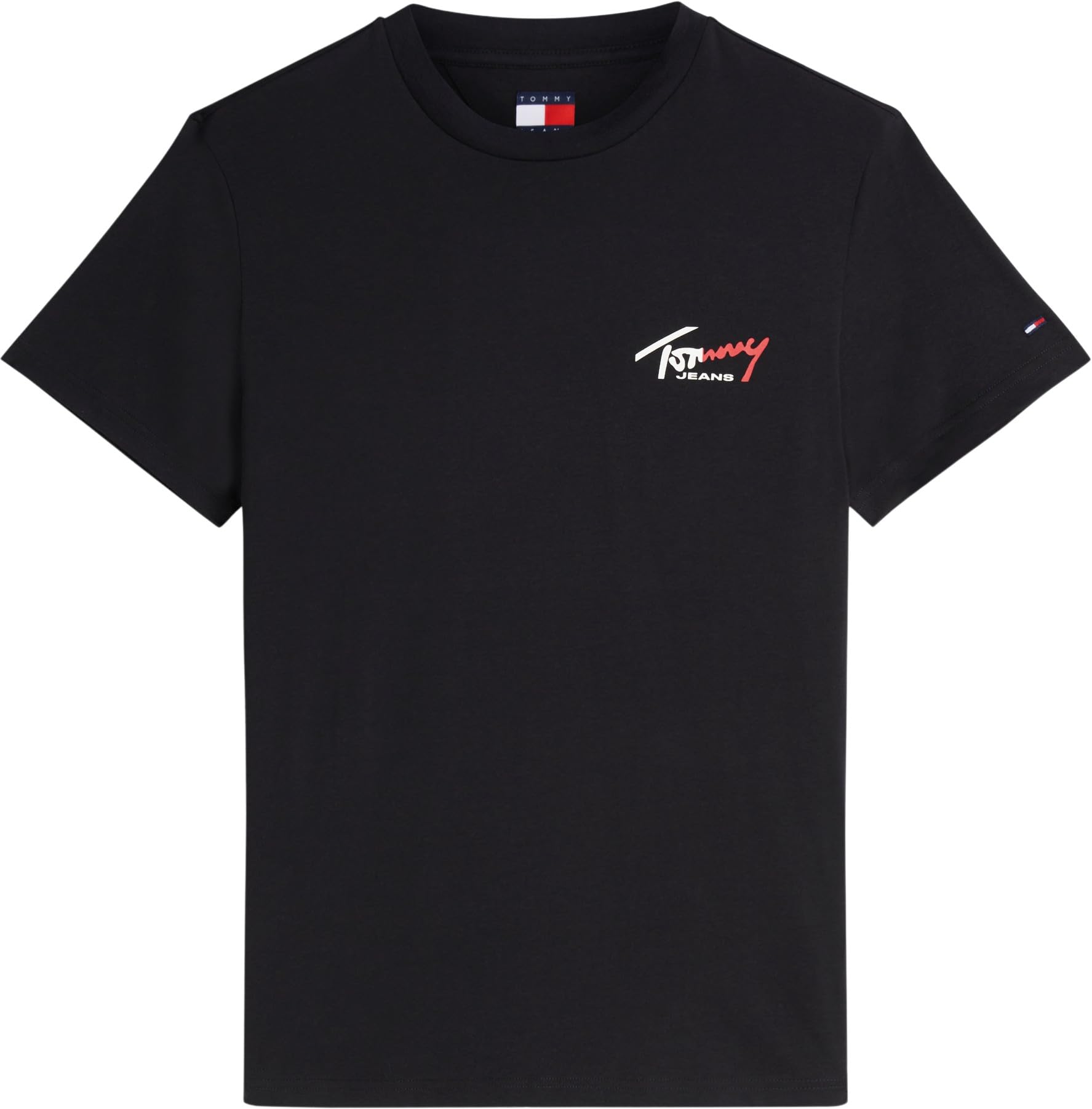 Tommy Jeans TJM Slim Sign Chest SS Tee Ext Dm0dm22538 T-Shirt S/S Homme (Lot de 1)