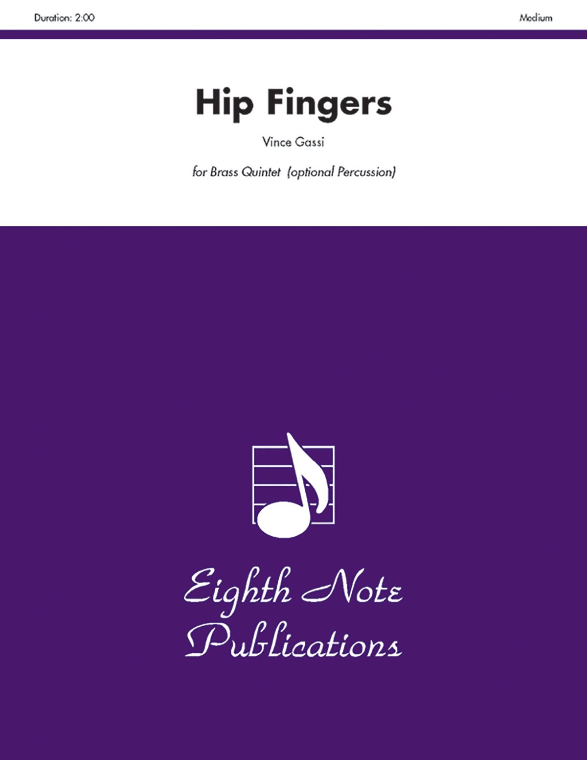 Hip Fingers: Score & Parts partition musique jazz ensemble de cuivres