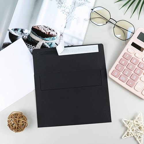 Vista 80 de Paquete de 100 sobres blancos de 5 x 7 pulgadas, sobres A7 para invitación de tarjetas, boda, fiesta de cumpleaños, baby shower