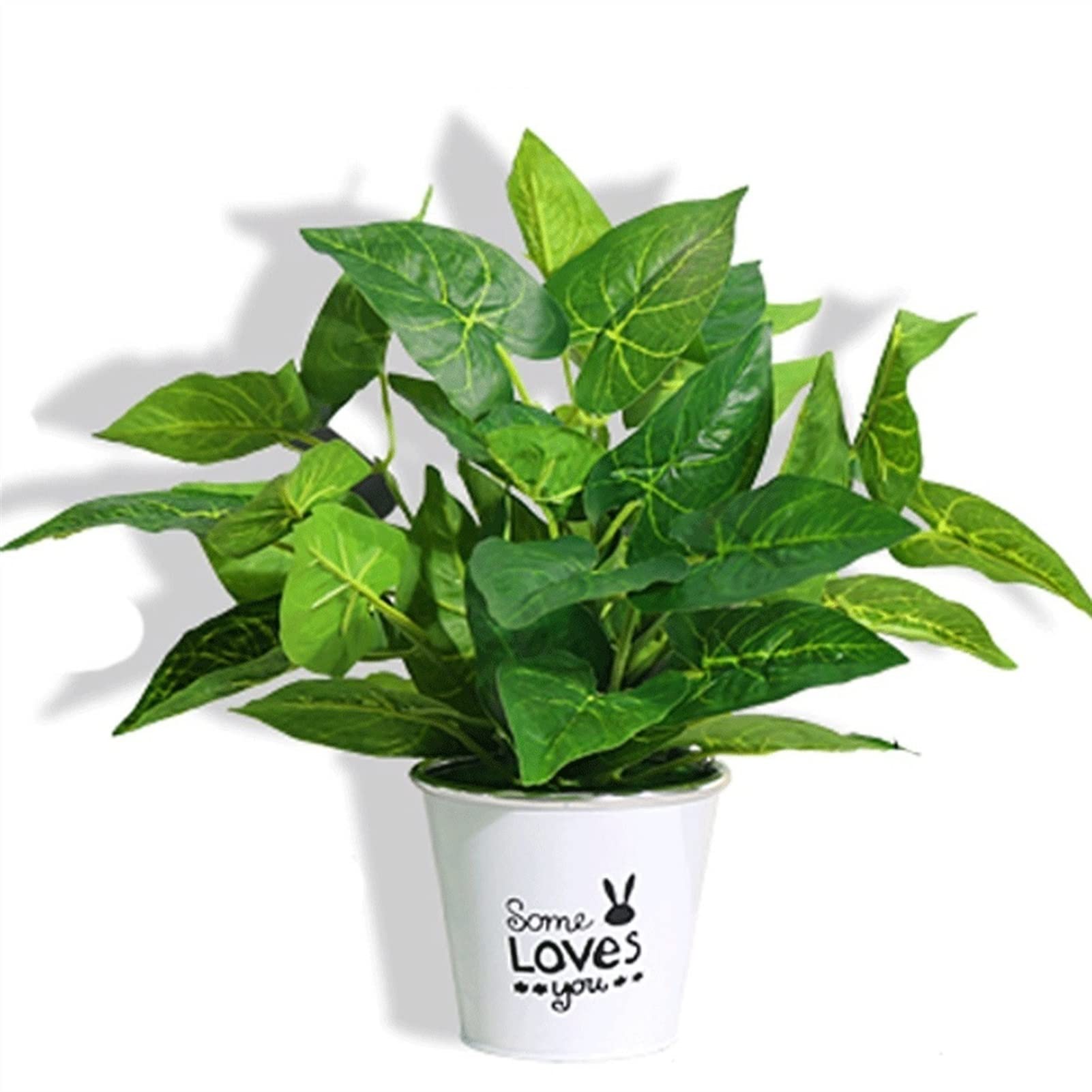 Plantes Artificielles Mini fausse plantes en pot Fake Greening Pot Pot Faux Potoud Herbs Petites plantes intérieures 11.8 "Tall for la pièce maîtresse de décoration de la table en verdure à l'intérieu