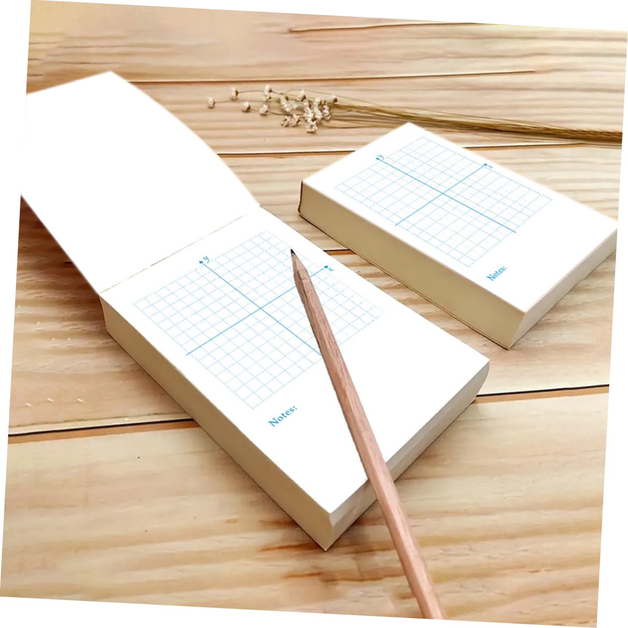 OSALADI 4 Pezzi 4 Libro di esercizi di numeri coordinata punteggiato disegno matematica classe carta grafica schede verticali forniture matematiche schede di Oxford bianca