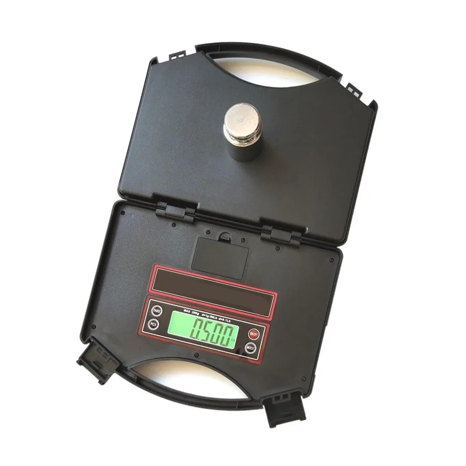 Cyfrowa waga wisząca Opakowania z przenośną wagą elektroniczną o wadze 25 kg/1 g Kilogram Gram Żywność g/oz/lb/kg/tl/ct
