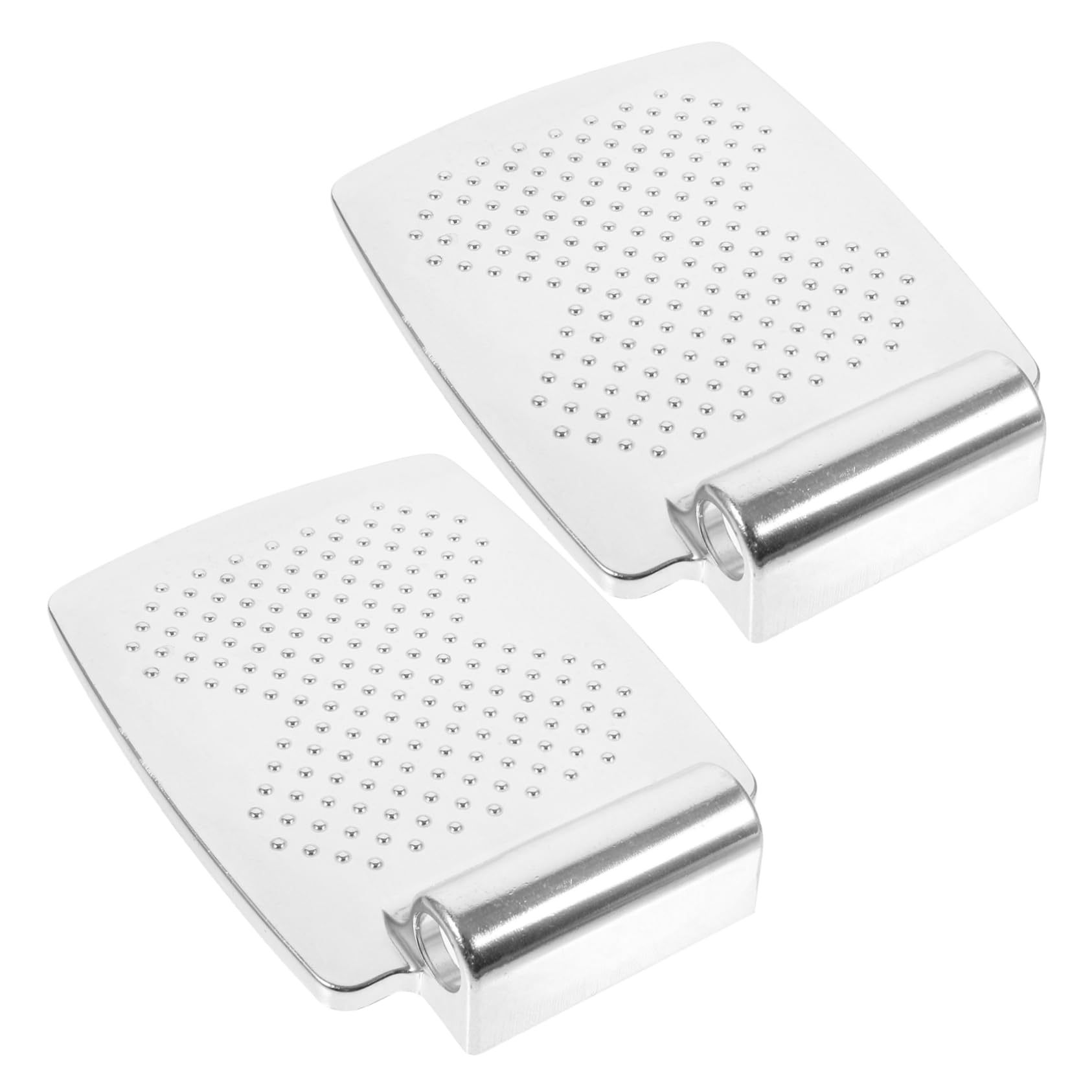 Reposapiés Elevables Aplicables para Silla de Ruedas 2 Piezas, Placa de Aluminio de 7 Pulgadas, Diseño Resistente y Ergonómico, Accesorios para Movilidad y Uso Doméstico, Soporte