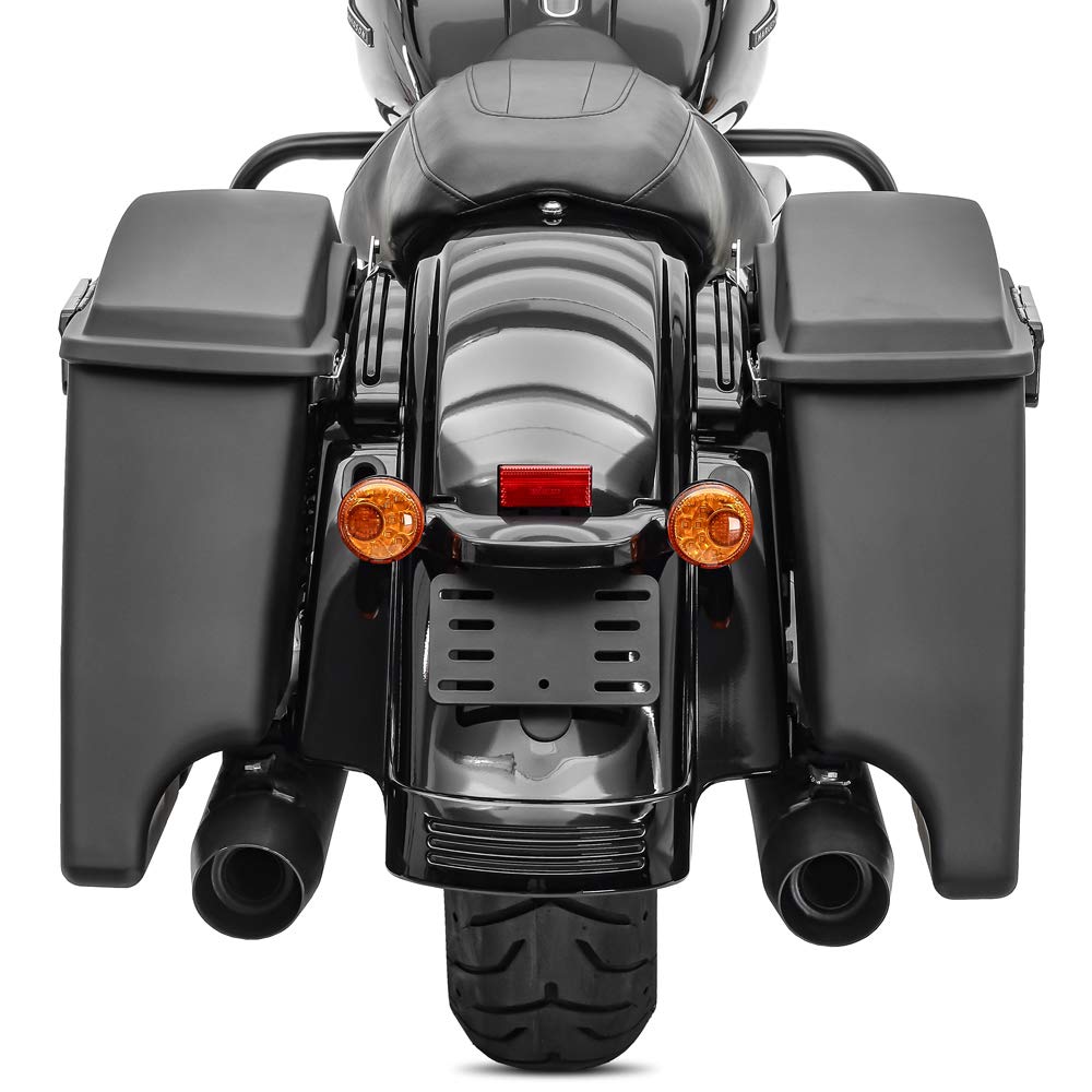 Tapa De Altavoz Tipo Alforja Lisa Para Harley Touring Flh Fl | Meses